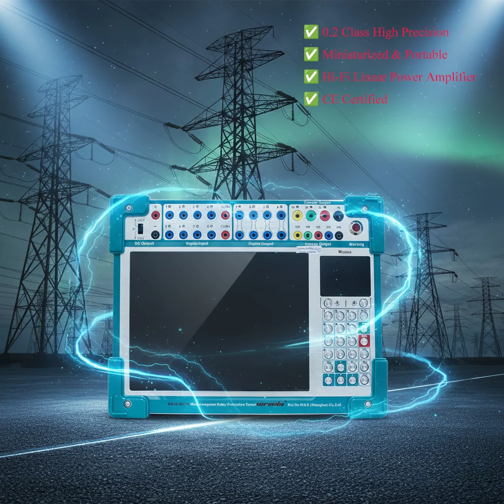 

Multifunctional Relay Tester 3 Phase Protection Relay Tester Secondary Current Injection Test Set