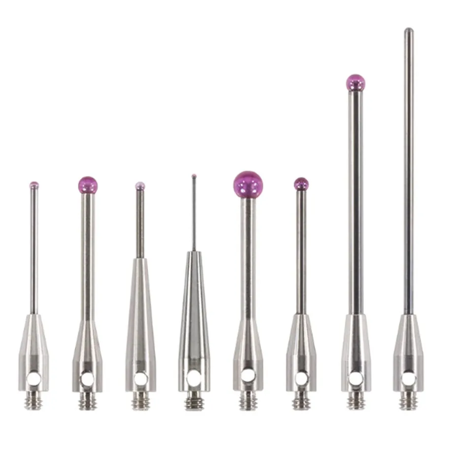 M2M3 Renishaw Coordinate Measuring Needle Three Dimensional Measuring Head Ruby Measuring Needle 0.5/1.0/1.5/2.0/3.0