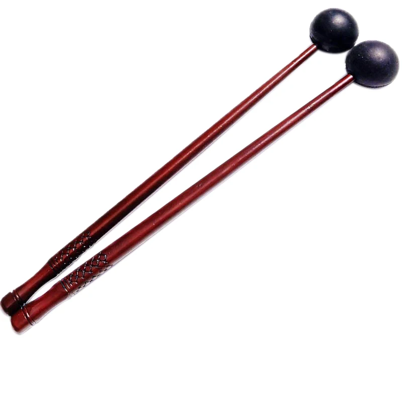 Soft Rubber Tongue Drum Mallets, Drum Mallets, Sticks para Log Drums, Percussão Teclado, 1 Par