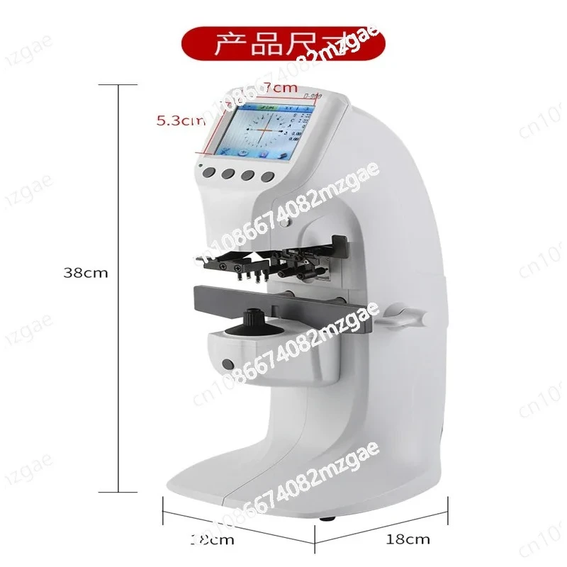 Equipamento de processamento de óculos D-900 computador focímetro lente focimetro verificador de imagem optometria progressiva