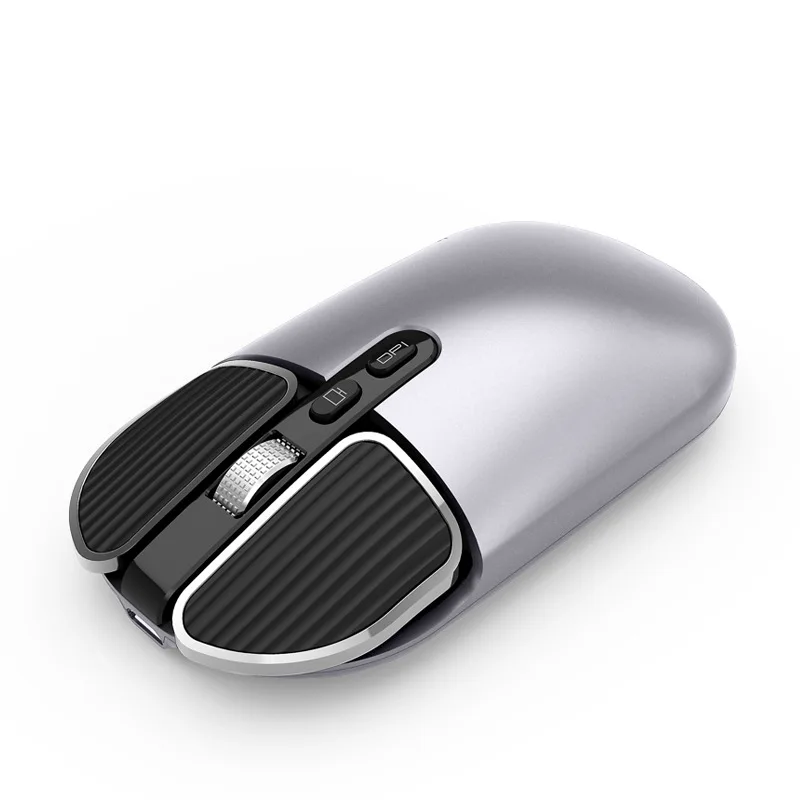 

M203 Wireless Bluetooth Mouse Silent Rechargeable Ultra-Thin Mouse Computer Office Portable Metal Scroll Wheel Mouse