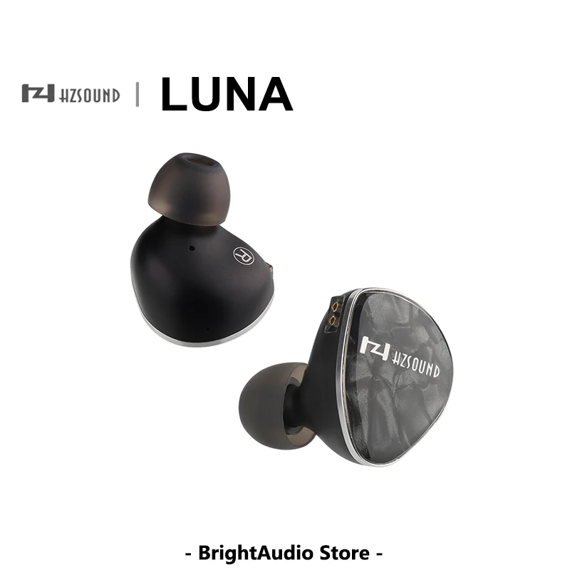 

HZSOUND LUNA Dual Voice Coil Flat Diaphragm Driver In-Ear Earphone IEM HiFi Earbud 0.78mm 3.5mm 4.4mm Replaceable Plugs Hidizs