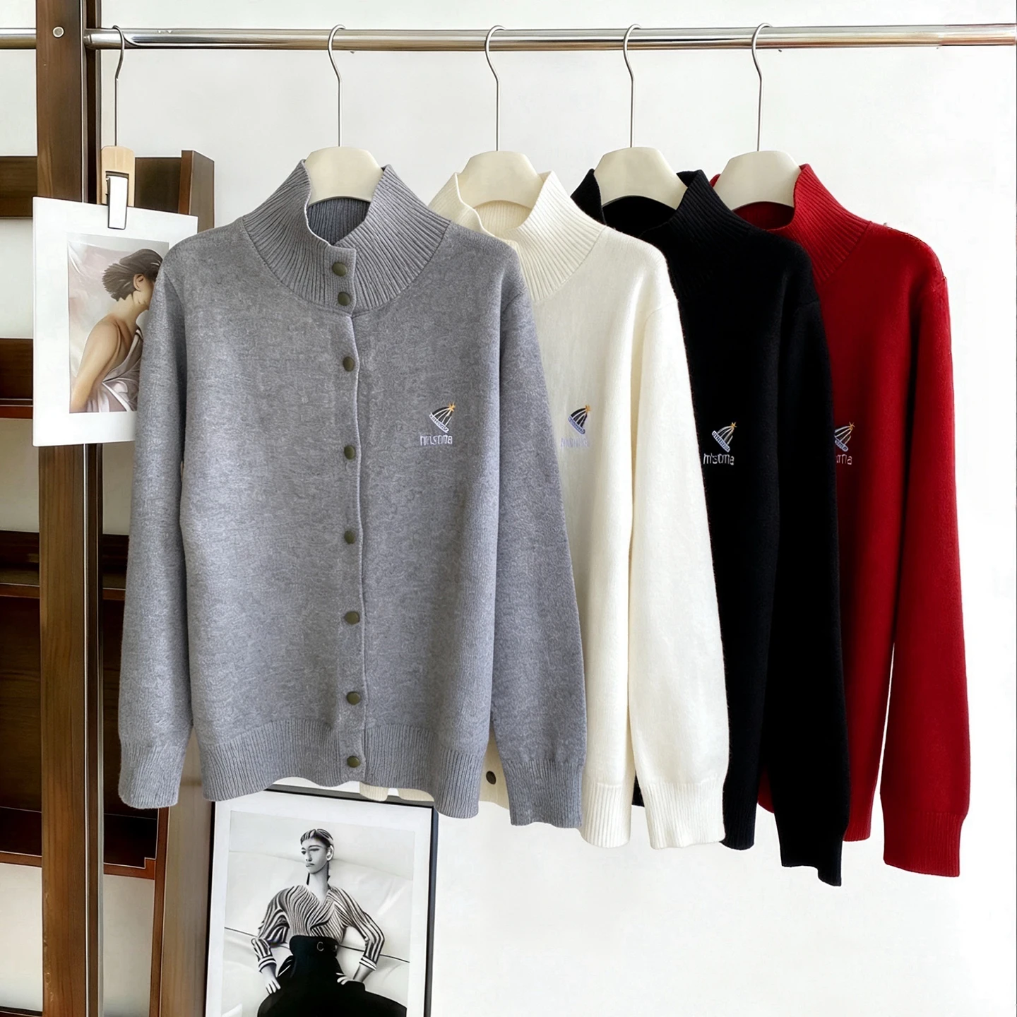 

Korean Sle Soft Cozy Knitted Open Cardigan Women's Spring Autumn plus Size Casual Slimming Versatile Warm Sweater