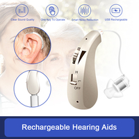 Hearing Aids Rechargeable Hearing Aid For Elderly Deafness Invisible Digital Sound Amplifier with Noise Cancelling audifono