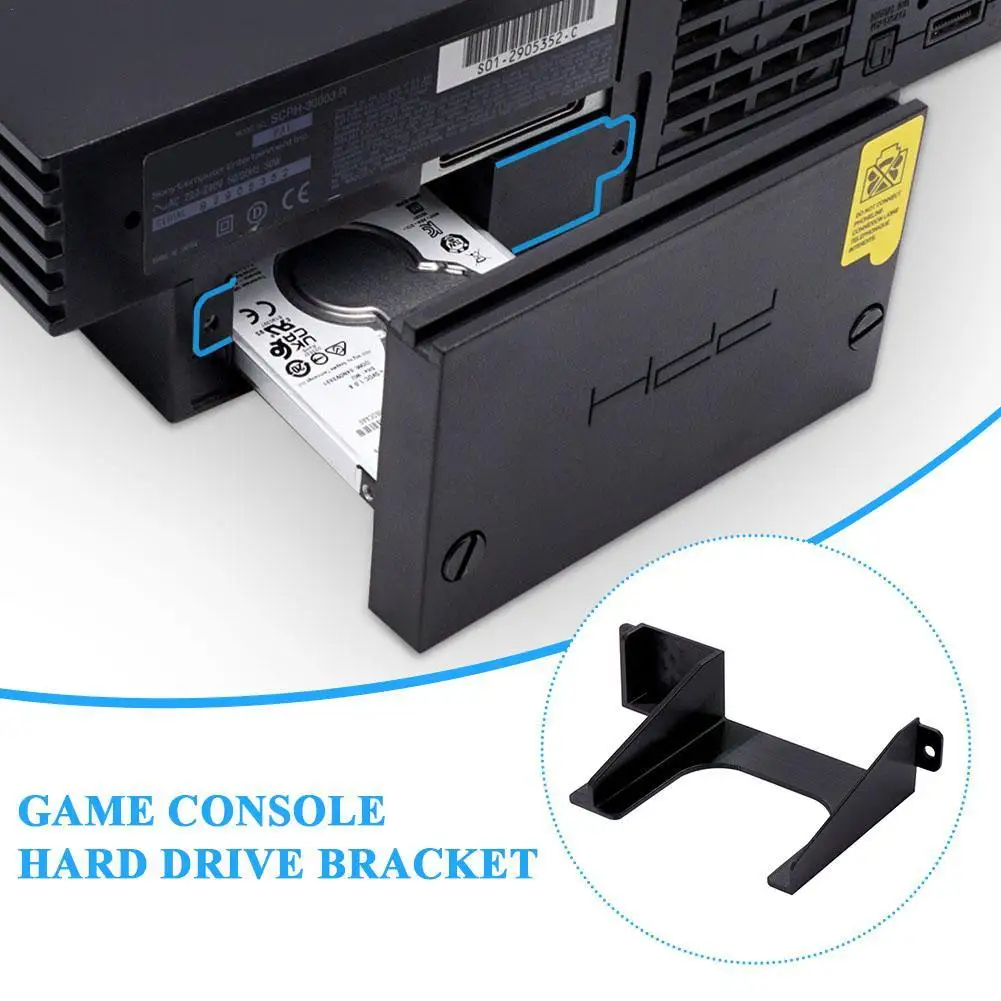 2.5inch Hard Disk Bracket HDD SSD 3D Printed Bracket For PS2 SCPH 30000/50000 SATA Network Adapter 3D Printed Stand Holder