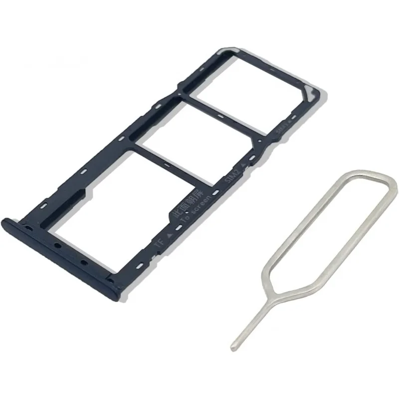 

Dual SIM card slot holder Holder replacement for Oppo A12 (black)