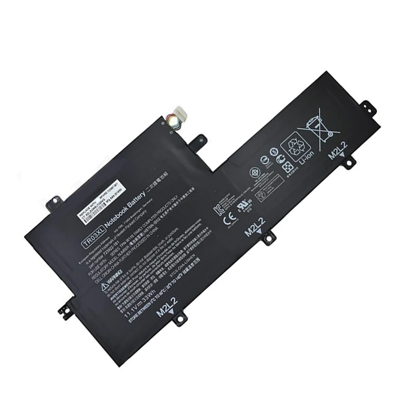 Laptop Battery TR03XL 11.1V/33Wh/2900mAh For Spectre 13 x2 Pro 13t-f000 x2 13-H200ED 723922-1B1 TPN-W110 HSTNN-IB5G 723997-001