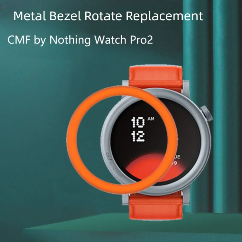 For Nothing CMF Watch Pro2 Metal Bezel Protector Case Band Cover For CMF Watch Pro 2 Replacement Hard Case 1Set High-quality