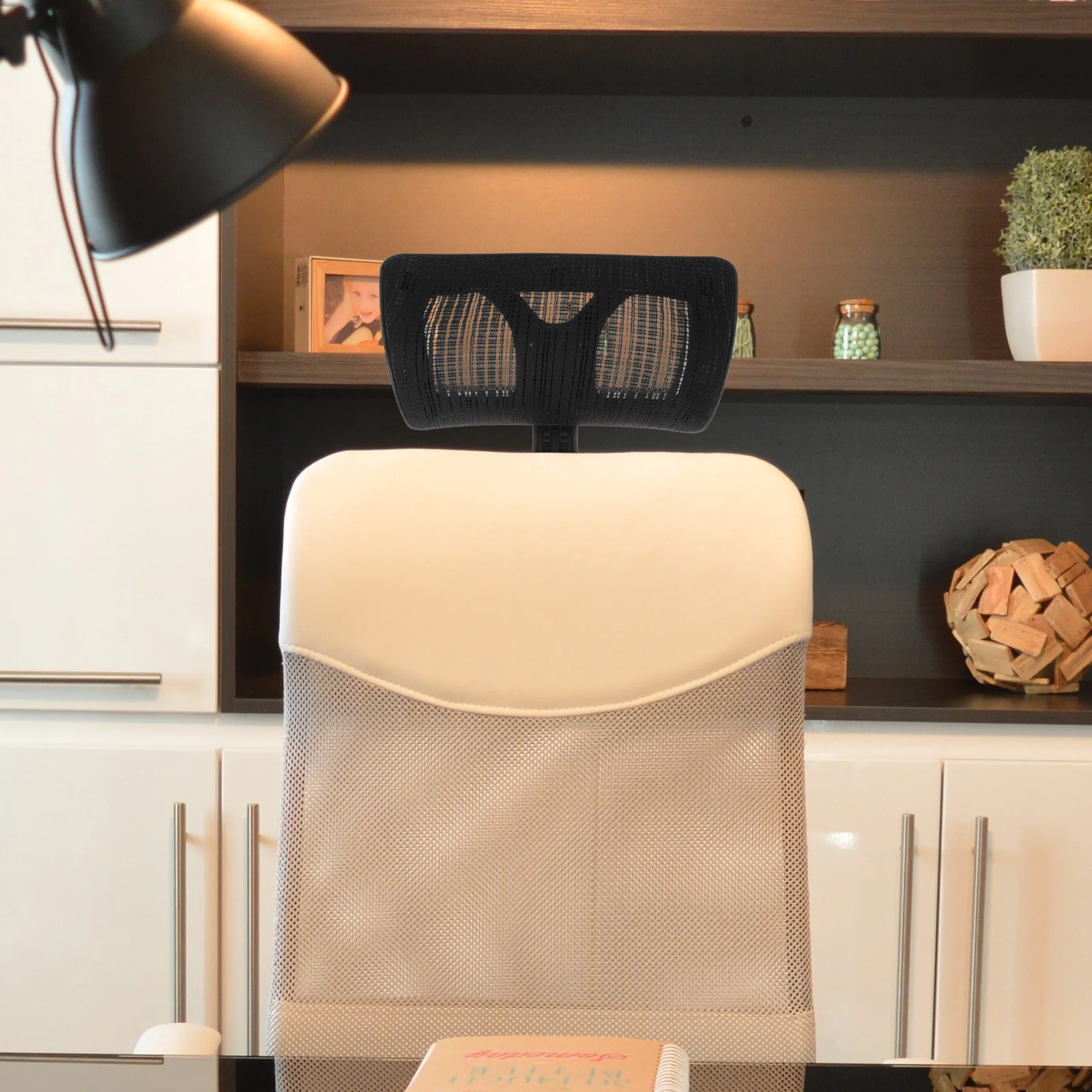 1 Set Adjustable Headrest Breathable Neck Support Cushion For Office Computer Chair Ergonomic Height Swivel Lift Head Pillow