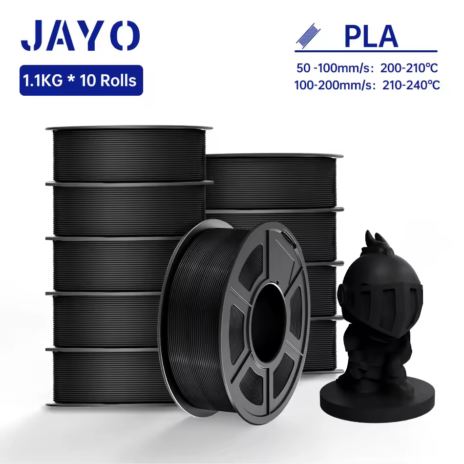 JAYO PLA, Meta, Matte, PLA+ 5 and 10 packs (5.5-11kg).