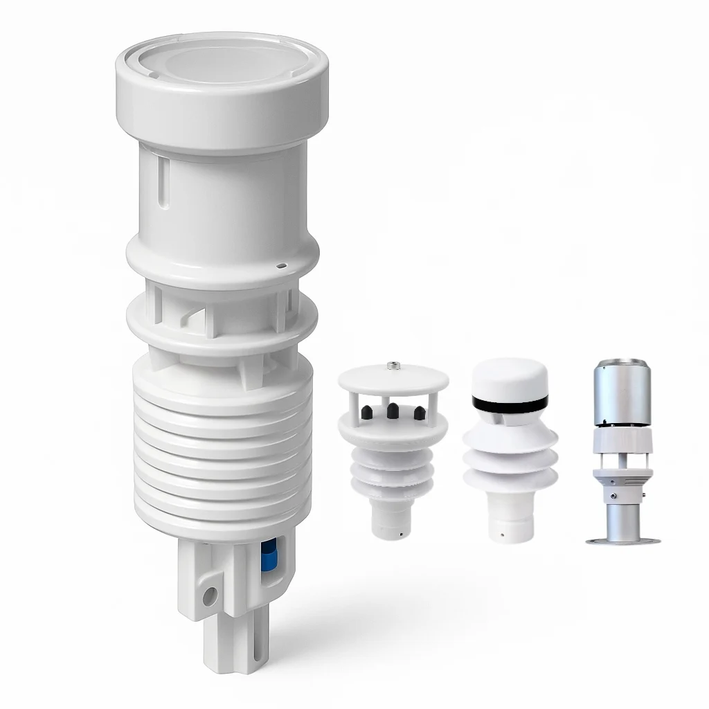 2026 Scientific Research RS485 Modbus PM2.5 PM10 SO2  NO2 Temperature Humidity All-in-One Compact Weather Station