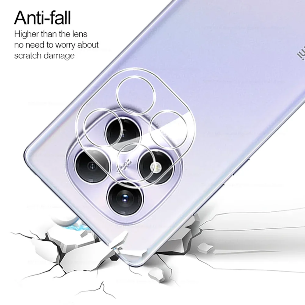 Redmy Note 14 Pro Note14 14Pro Plus 3D Camera Lens Back Protector Case For Xiaomi Redmi Note 14 Pro+ HD Lens Tempered Glass Film