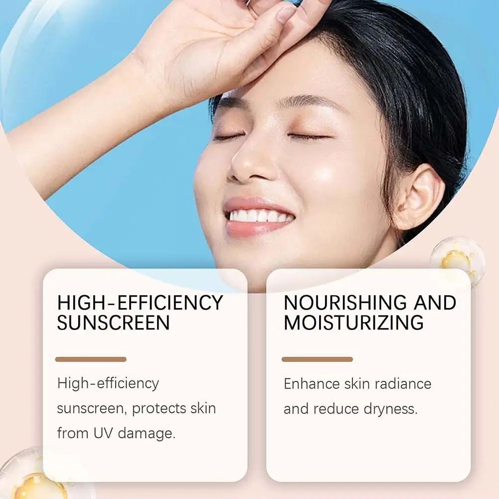 Double Headed Foundation Stick Voedende Zonnebrandcrème Langdurige Gezichtsmake-up Concealer Oliecontrole Donkere Kringen Corrector