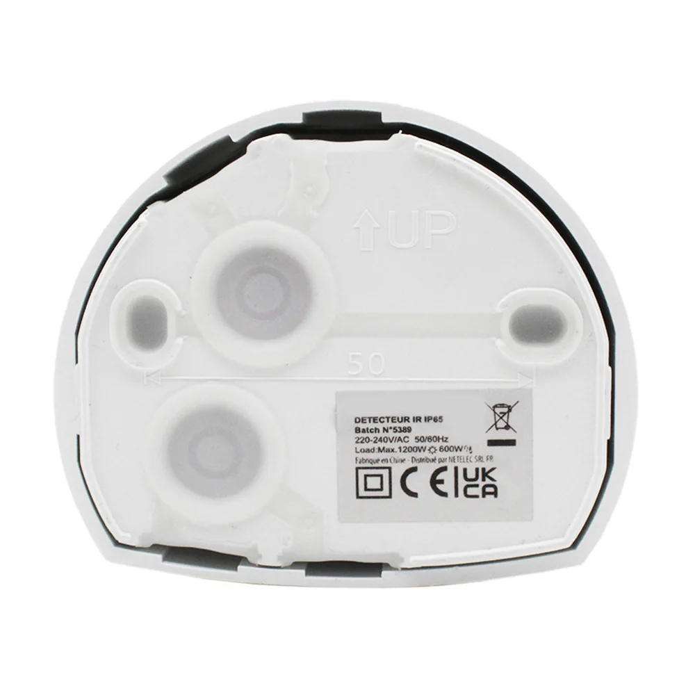 Imagem -03 - Detector de Movimento Pir com Interruptor Automático Sonda Dupla Luz Infravermelha ao ar Livre 180360 Graus ac 220v240v Ip65