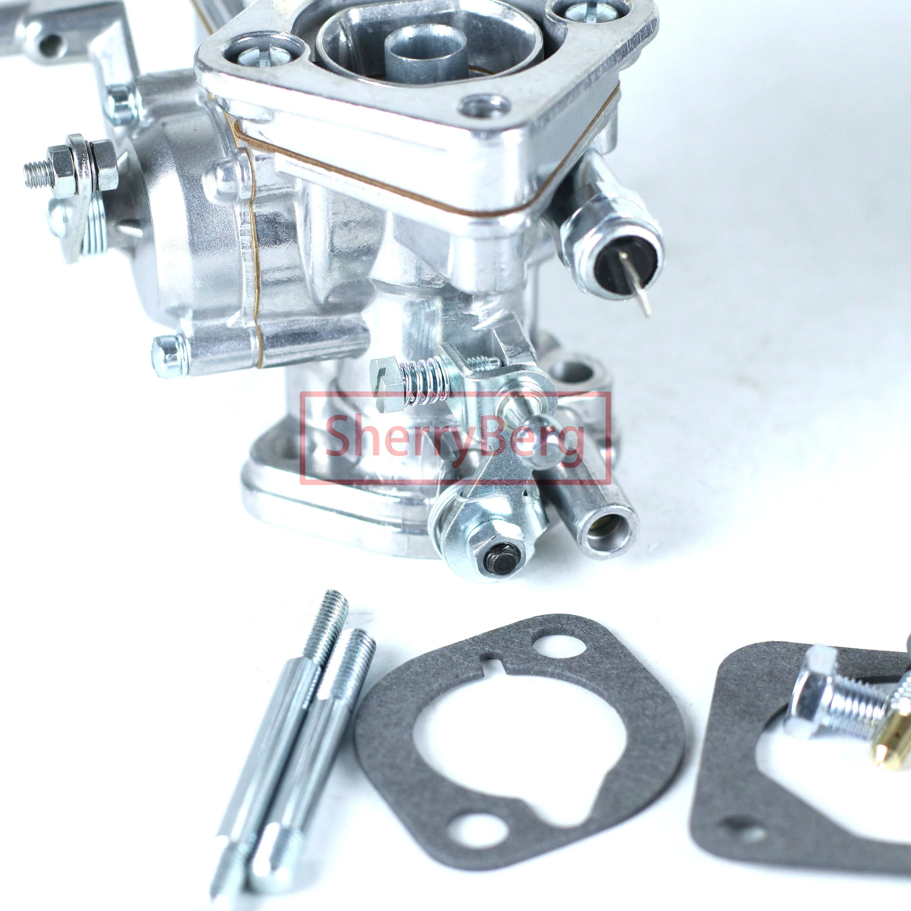 SherryBerg Carburetor Carb + Point Distributor For Fiat 500 126 REP for WEBER TYPE 28 IMB 5/250 652CC 4381128 126P 28IMD 5/250
