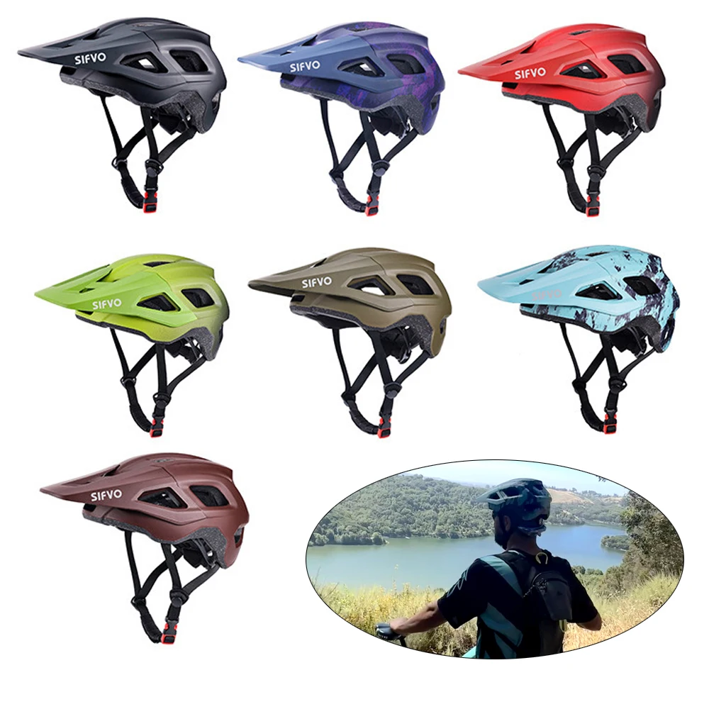Bat Fox MTB Helmet Size M Bicycle Helmet Men Women Molded Mountain Bike Ultralight Casco Bicicleta MTB Cycling Helmets