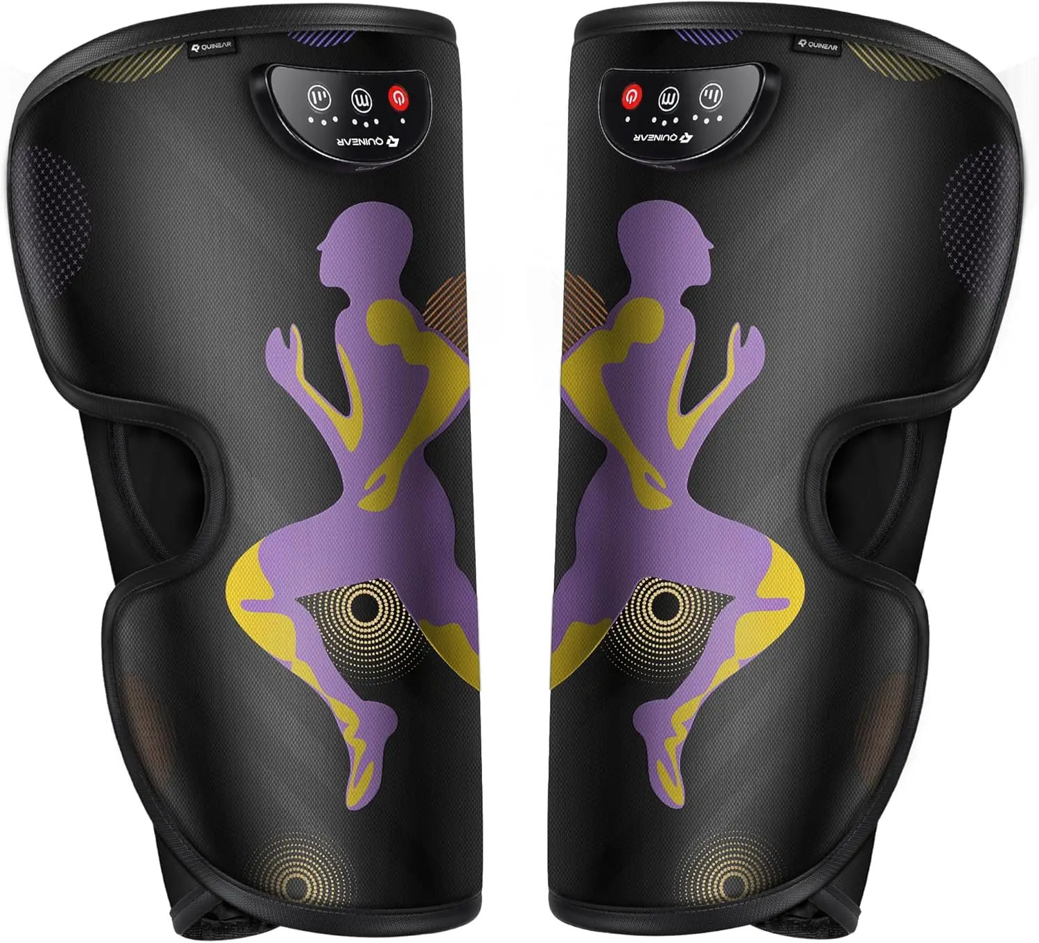 Rechargeable Cordless Leg Massager for Circulation and Pain Relief, Calf Compression System Gift for Family