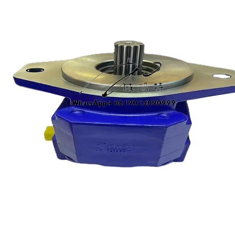 P124A085TBZA10-54 Hogedruk tandwielpomp, P124-serie hydraulische pomp met kleine cilinderinhoud en ijzeren behuizing