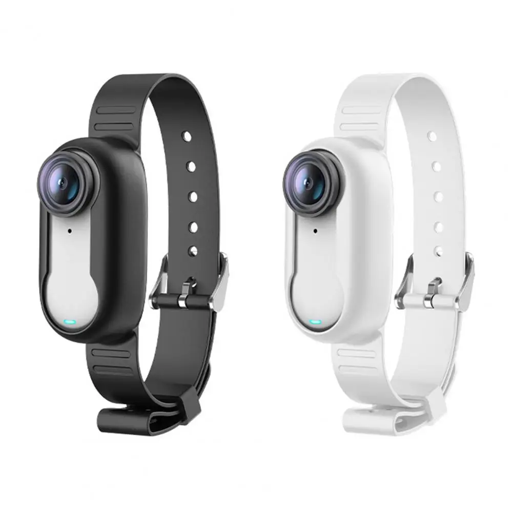 เคสซิลิโคนสําหรับกล้อง ตัวป้องกันกล้องป้องกันรอยขีดข่วน ตัวป้องกันกล้องซิลิโคน Insta360 Go3s พร้อมสายรัดป้องกันการสูญหายสําหรับ Ultimate