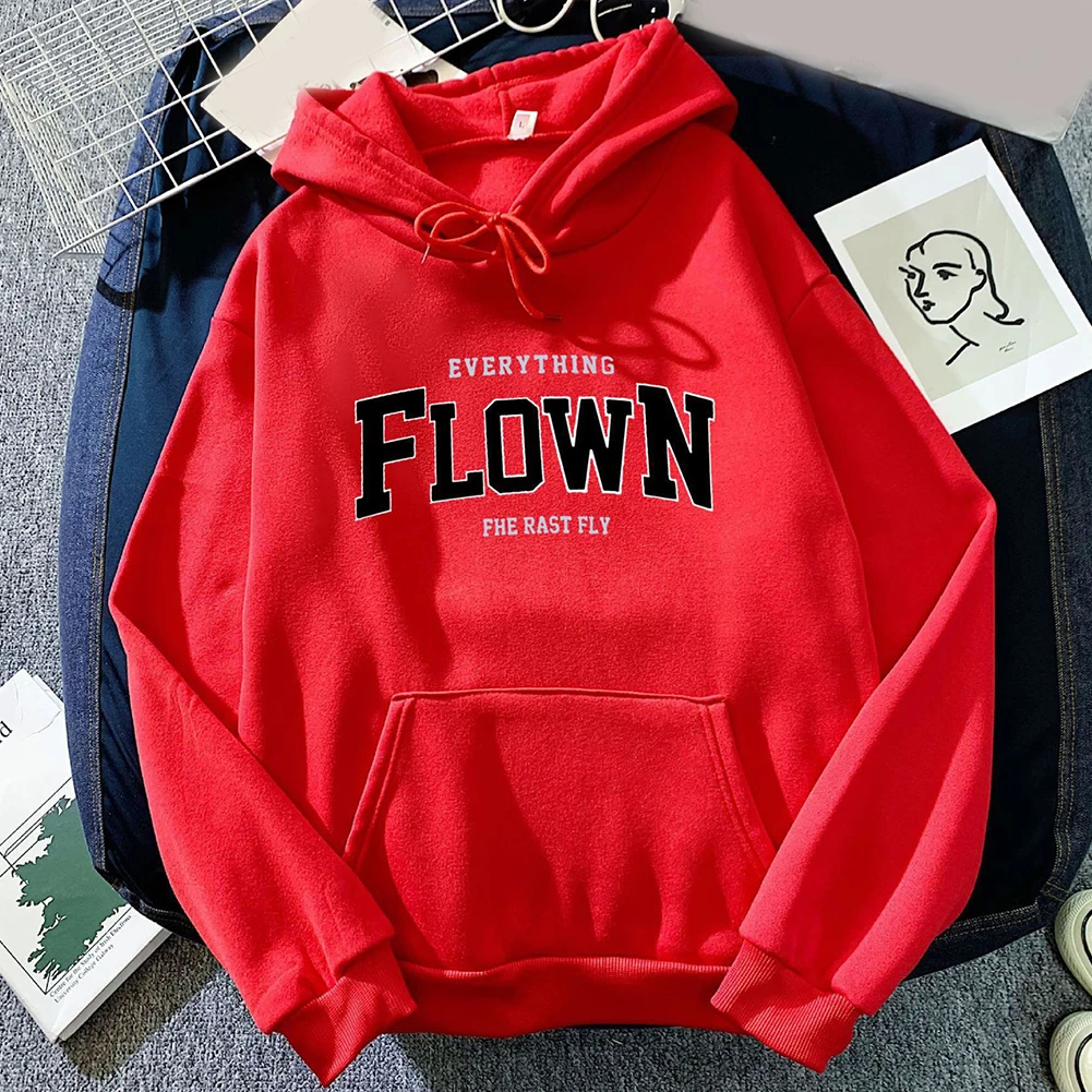 Herbstmode Bedruckter Kapuzenpullover Herbst Winter Sweatshirt Kapuzendesign Lange Ärmel Moderate Elastizität Polyesterstoff