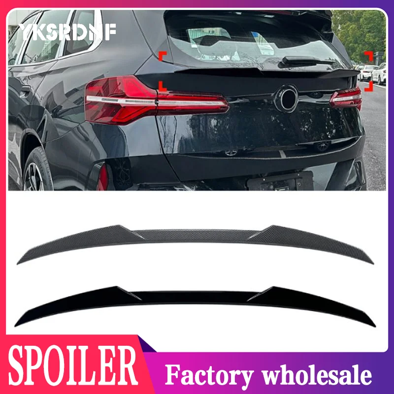 

Glossy Car Rear Middle Trunk Spoiler Wing Tail 2025+ For BMW X3 G45 Tail Tailgate Splitter Lip boot wing spoiler Fixed Win