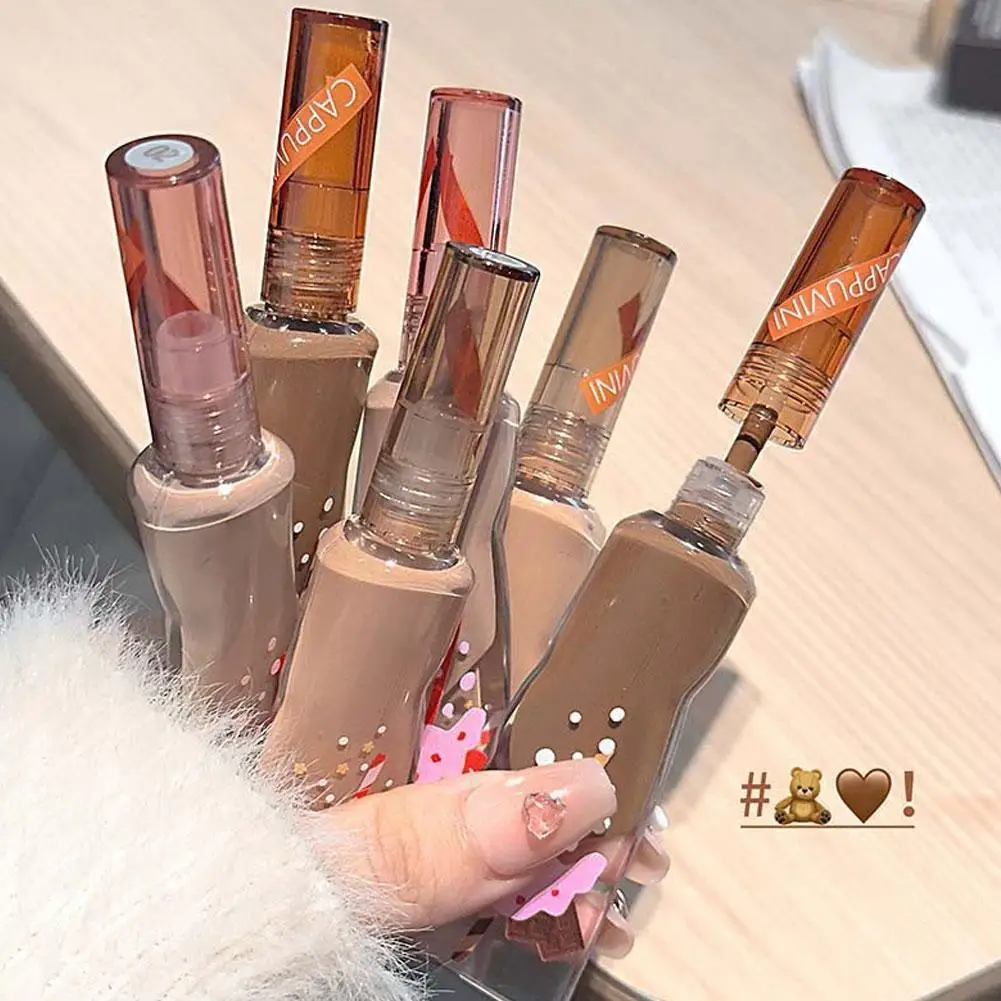 كابوفيني الحليب الشاي المخملية السائل عينيه أحادية اللون الخد طويلة الأمد ماتي ماكياج ماكياج عينيه الحليب عيون الطبيعية Co X0M8