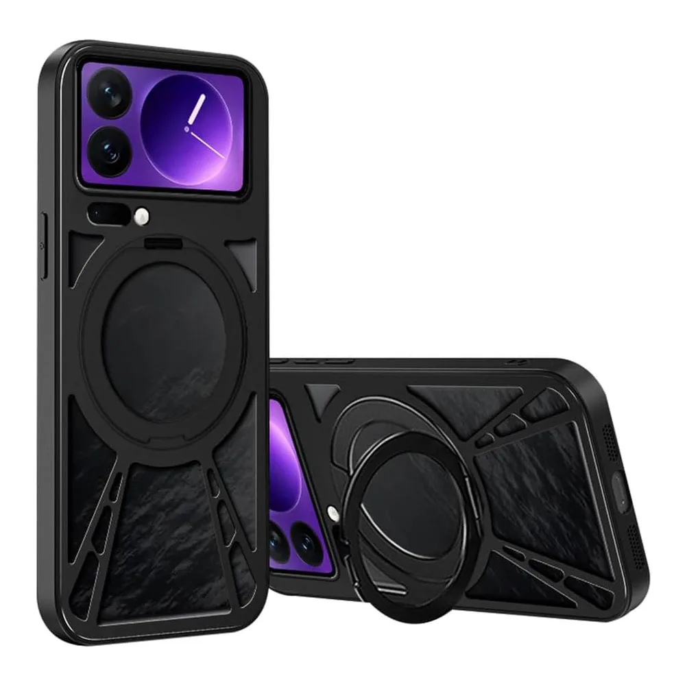 

Magnetic Case for Xiaomi 17 Pro Max/17 Pro/17 - Rugged Armor, Ventilated Heat Dissipation, 360° Ring Holder, Wireless Charging