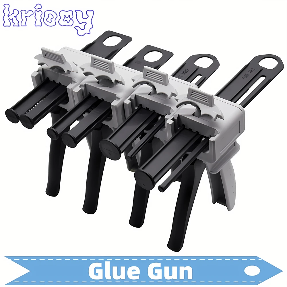 Adhensives Dispenser Glue Gun 50ml 1:1 1:2 Two Component AB Epoxy Sealant Glue Gun Applicator 50ml 75ml 10:1 Manual Caulking Gun