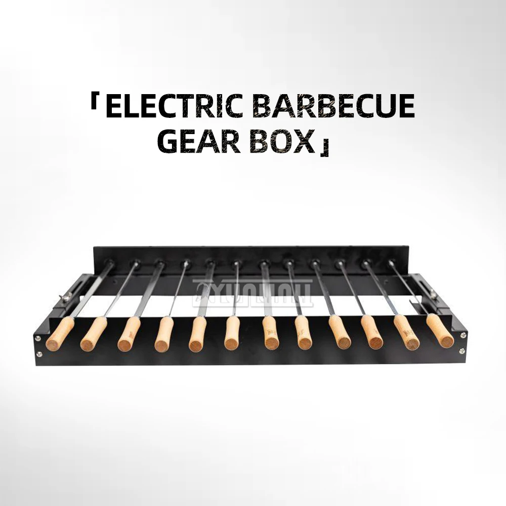 Automatic Rotating Barbecue Machine Outdoor Camping BBQ Tools with 12 Holes Flipping Barbecue Grill