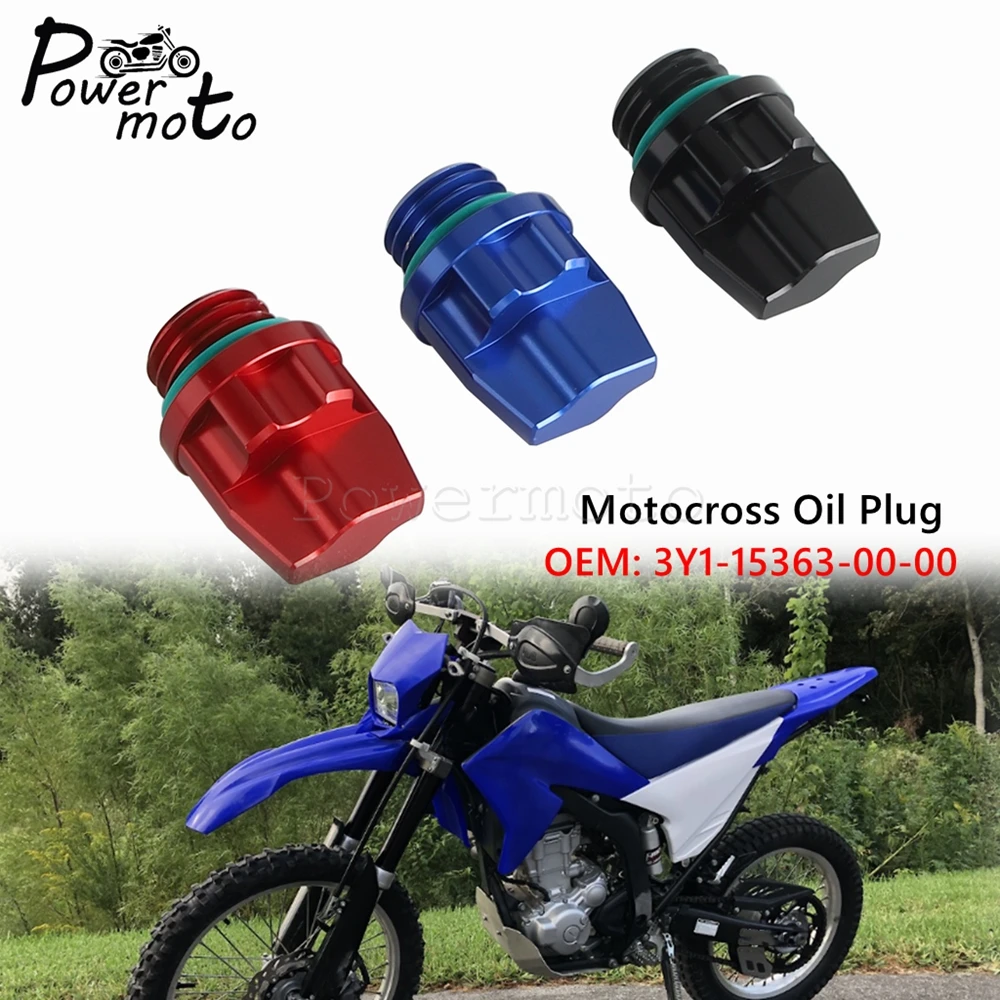 Dirt Bike Motocross Oil Filler Cap Plug Bolt Cover For Yamaha WR YZ 80 125 250 450 250F 250R 250X 450F TT R225 R230 XT350 98-10