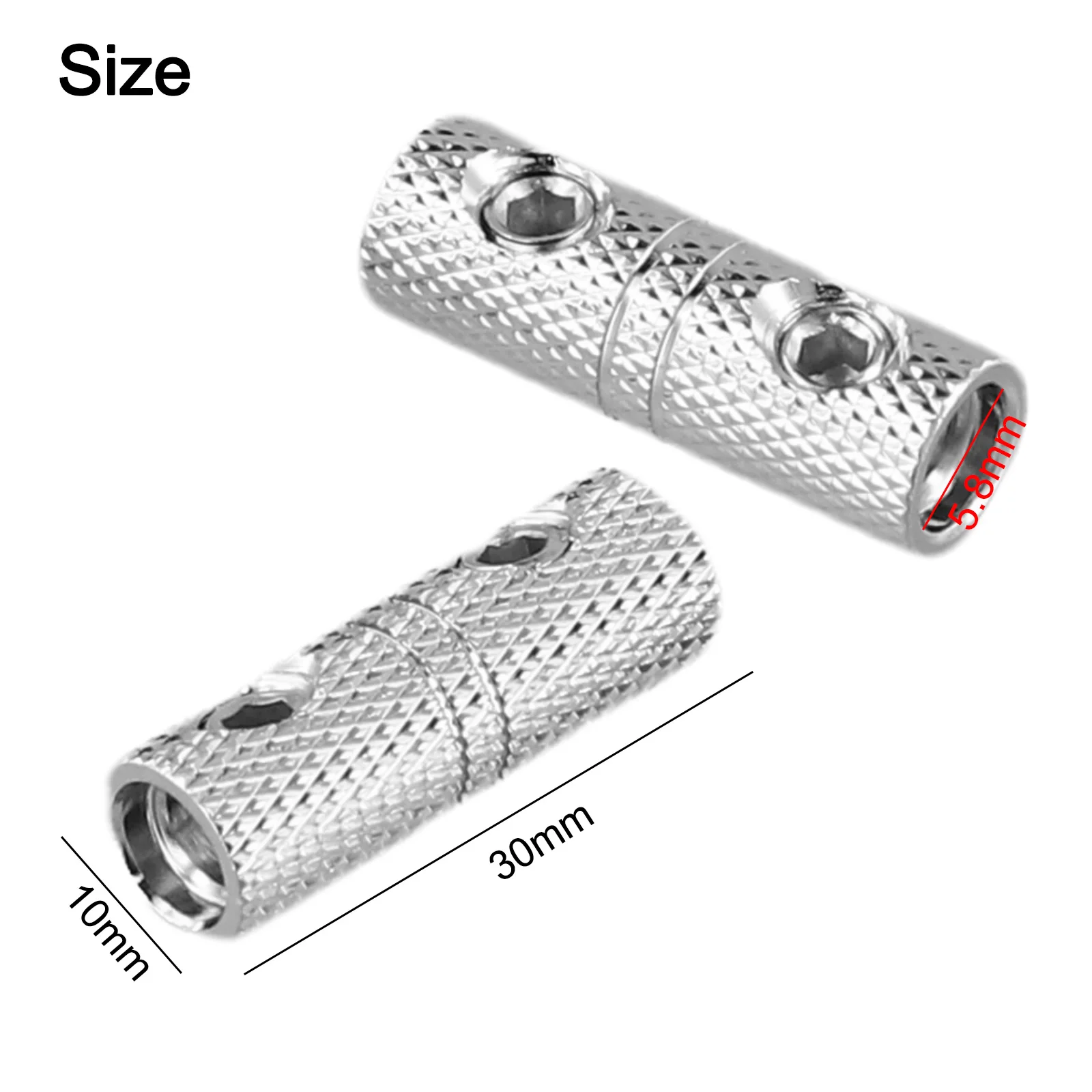 

For Car Audio System 8GA Wire Connectors 8 Gauge Wire Couplers Car Audio Installation Long-lasting Performance