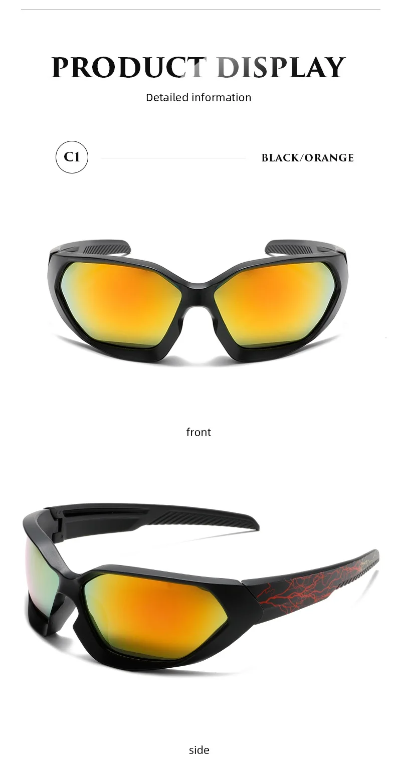 HD Polarisierte Reiten Gläser Männer UV400 Schutzbrille MTB Goggle Sport Radfahren Camouflage Sonnenbrille Outdoor Brillen – Detail 11