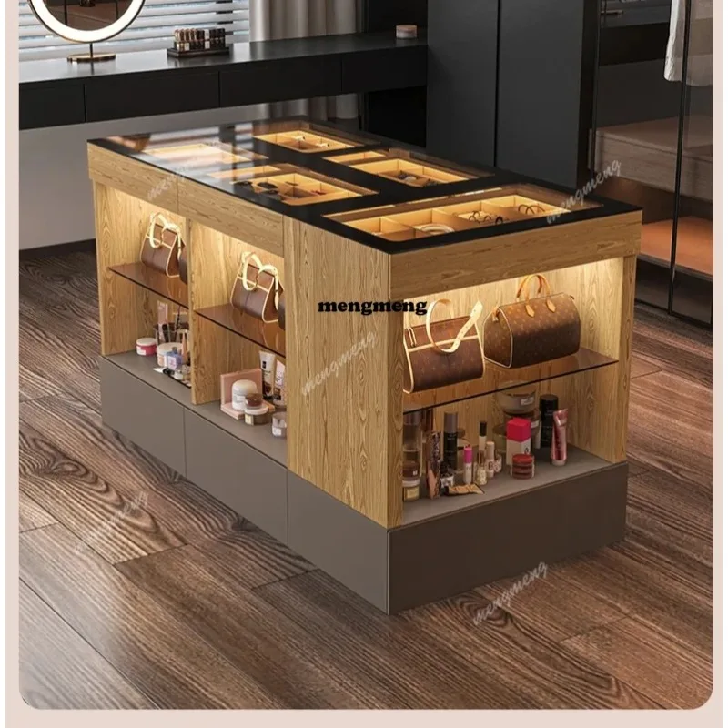 

E182 Shelf Floor Living Room Cabinets Showcase Craft Multipurpose Luxury Cabinet Dust Proof Standing Szafki Do Salonu Home Furni
