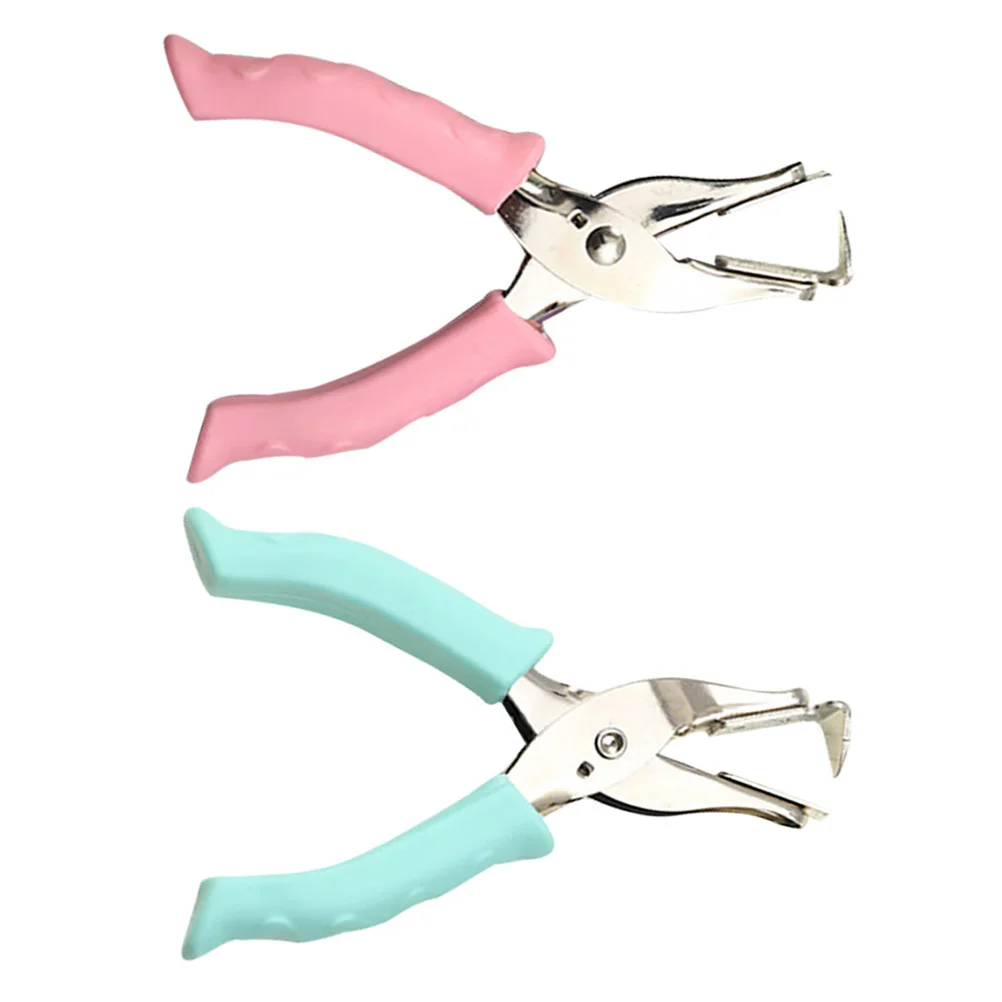 2 Pcs Staple Remover Office Removal Tools Puller Metal Removers Plastic Small Removing Supplies