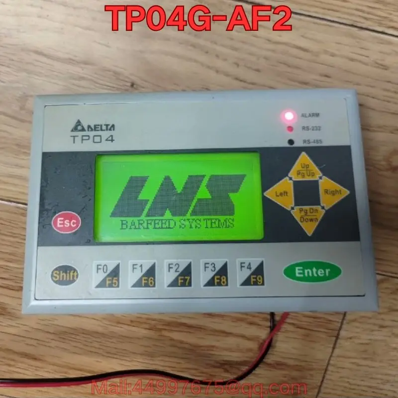 

Second-hand TP04G-AF2 text display function test is normal