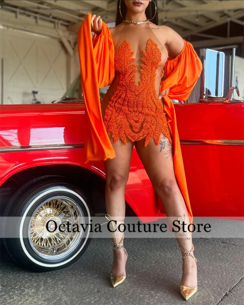 

Fashion See-through Slim Fit Wrap Hip Dresses Women Sleeveless Solid Color Feather Patchwork Hem Dress Party Dinner Gown Custom
