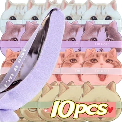 10PCS Air Cushion Cosmetic Puff Make Up Cute Cat Cotton Candy Sponge Super Soft Wet Dry Use Makeup Sponge Korean Beauty Tools