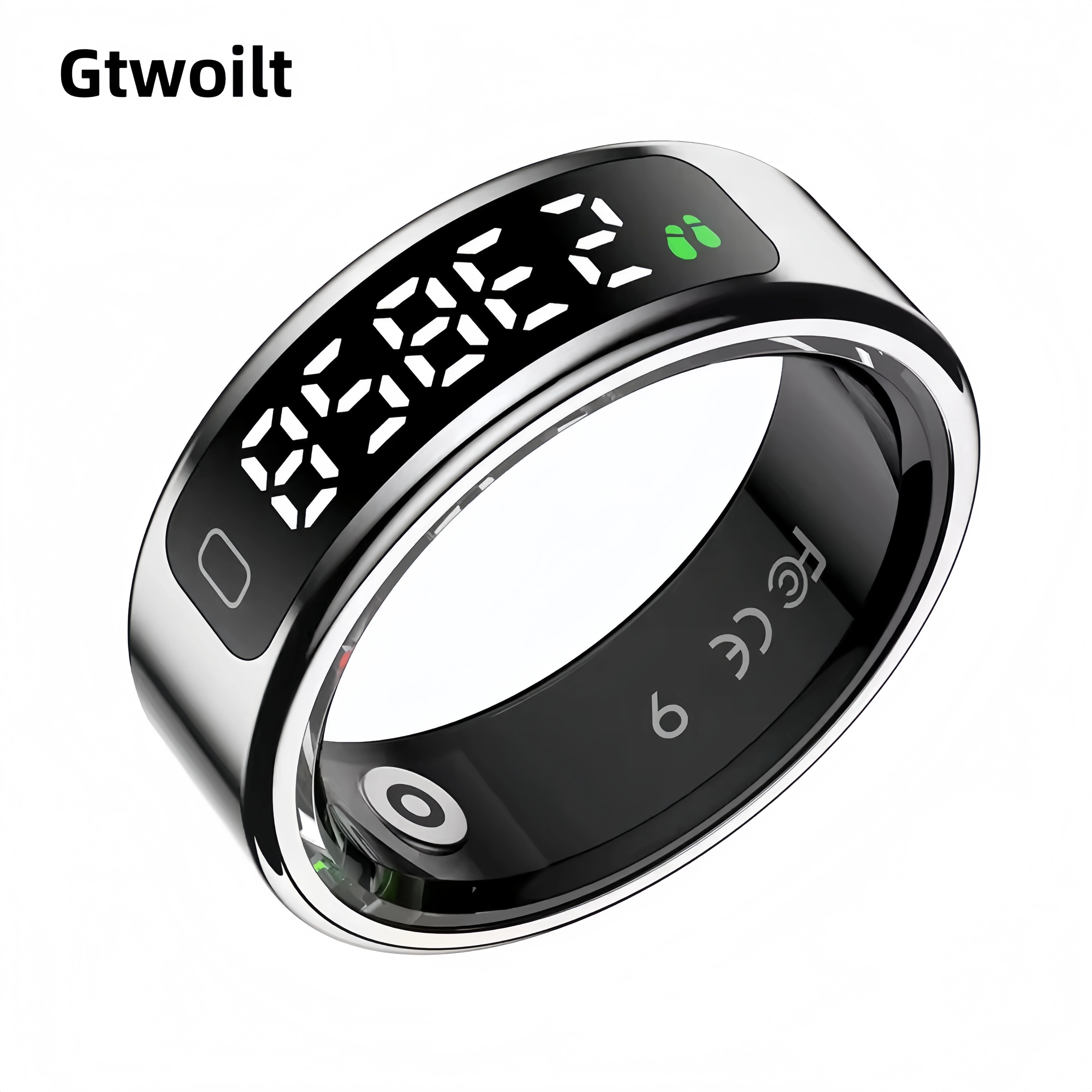 

Smart Ring Health Ring with Heart Rate Blood Oxygen Sleep Monitoring Fitness Tracker Ring Health Monitor for Women&Men