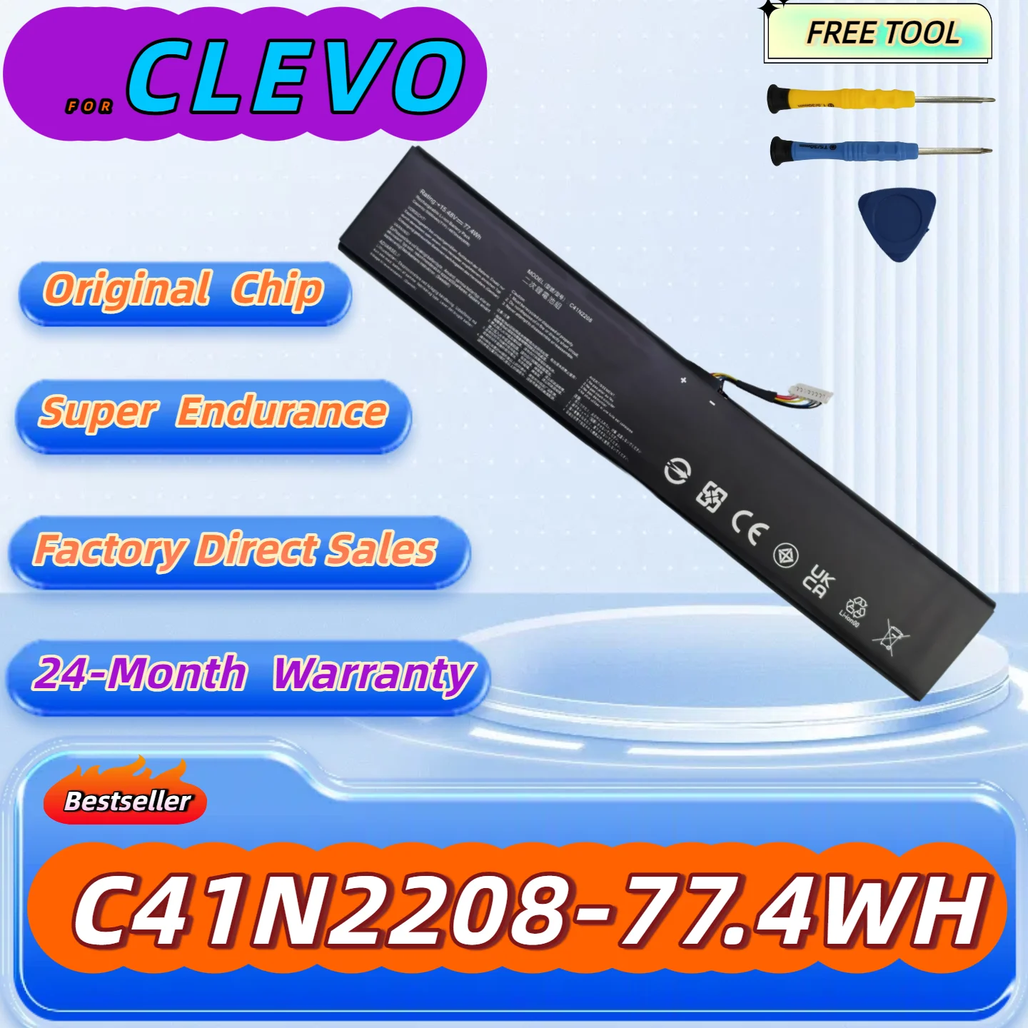 

C41N2208 Laptop Battery For ASUS ROG ALLY Gaming Handheld series of RC71L/PC71L Free Tool + 24M Warranty