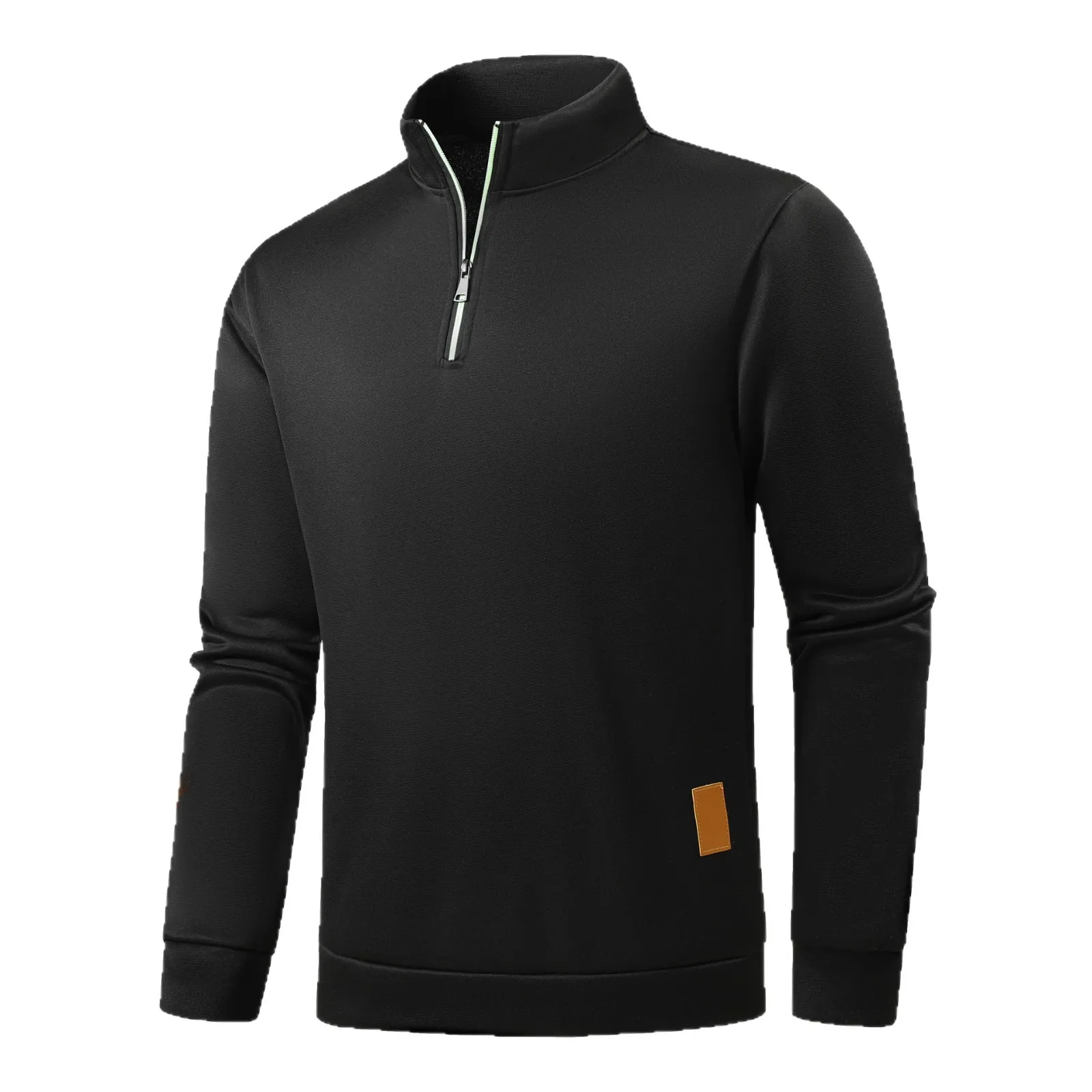 

New Half-zipper Pullover Sweater Outdoor Sports T-shirt Long-sleeved Bottoming Shirt Autumn and Winter Casual Running Clothes
