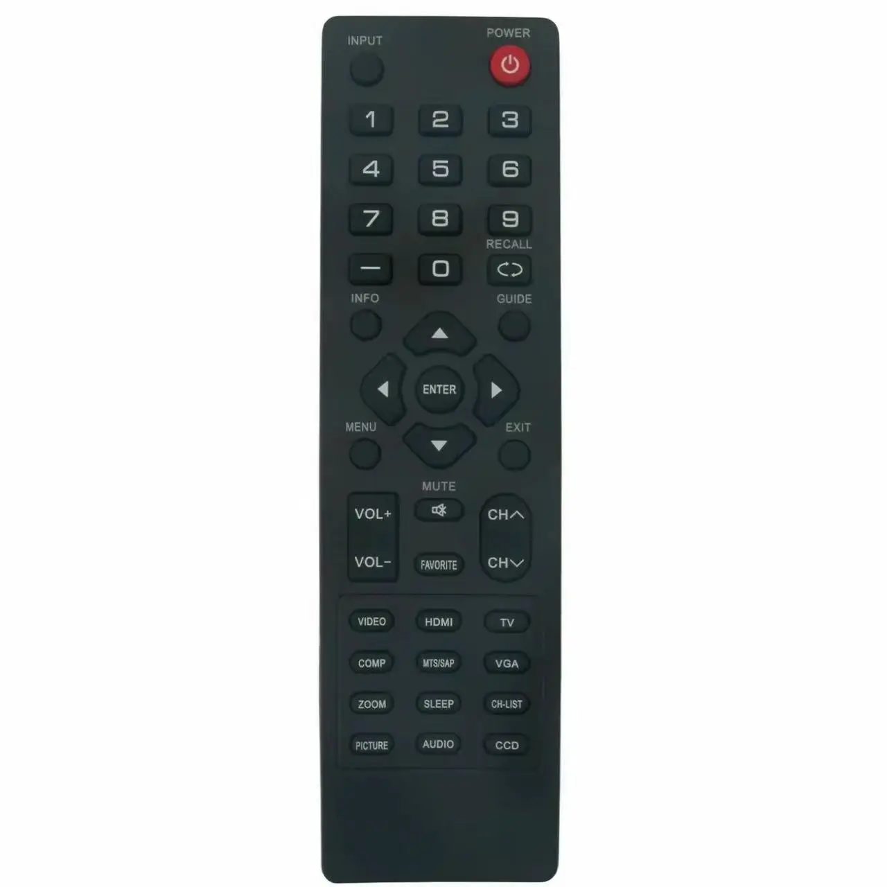 

New ZRC-400 Universal Remote Control Compatible with Dynex TVs Models DX-32L150A11 DX-15L150A11 DX-24L230A12 DX-22L150A11