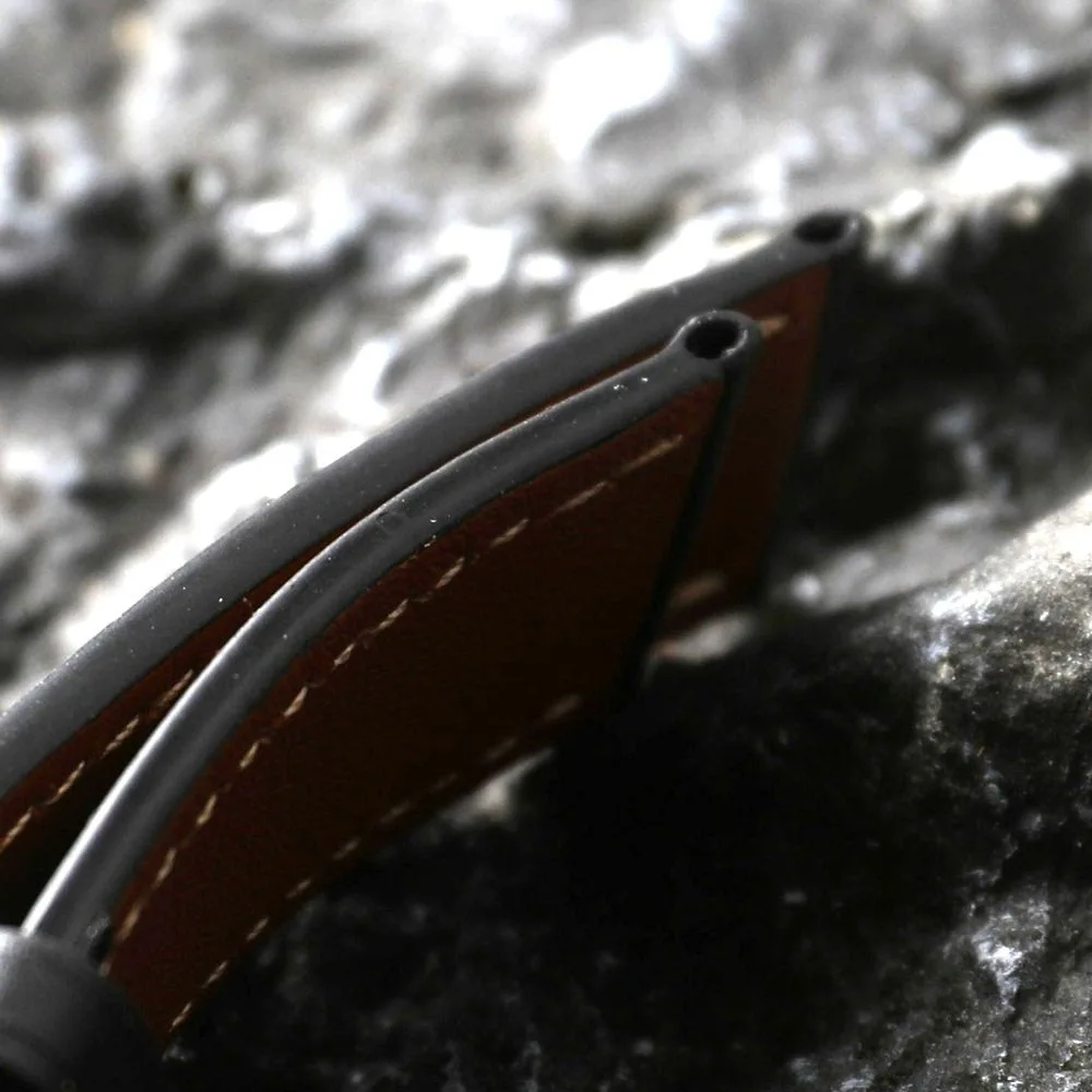 Bracelet en cuir de vache première couche fait à la main, ajustement, Casio petit carré vieux Shanghai double division 18 20 22MM chaîne de montre souple en cuir