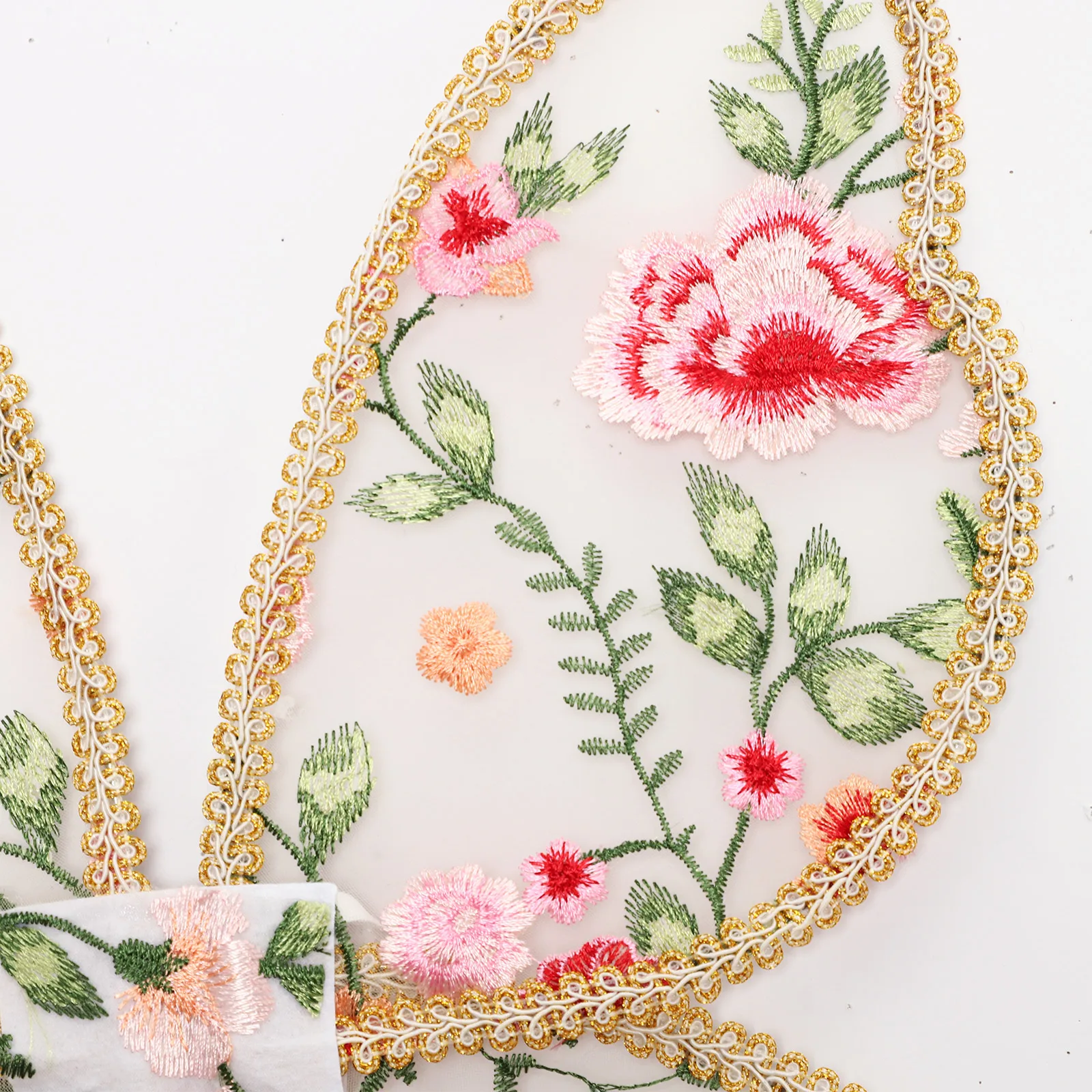 Women Girls Lace Angel Wing & Wand Exquisite Butterfly Flower Embroidered Wings Costume Accessory for Birthday Party Photoshoots