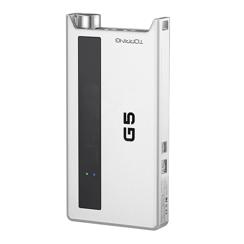 Topping G5 Draagbare ES9068AS Dac & Amp Hoofdtelefoon Versterker Ldac Hi-Res Audio Ondersteuning Tot DSD512 768Khz