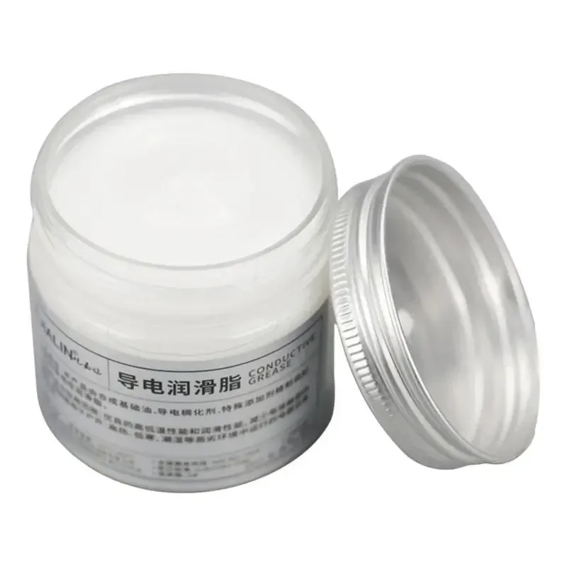 100g Electric Contact Grease Conductive Paste Electricity Compound Grease for Low Resistance Value  for Household Appliances