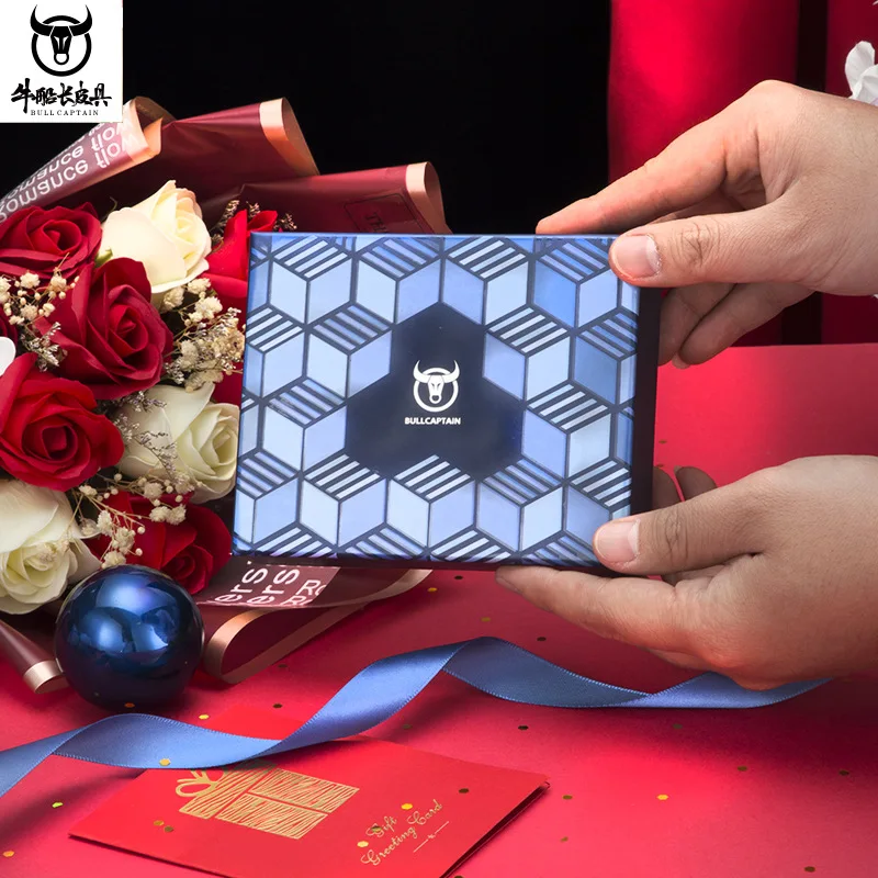 ジッパータワーバックル本革メンズ財布マルチスロットトップ層牛革財布メンズ本革ショート盗難防止ブラシ