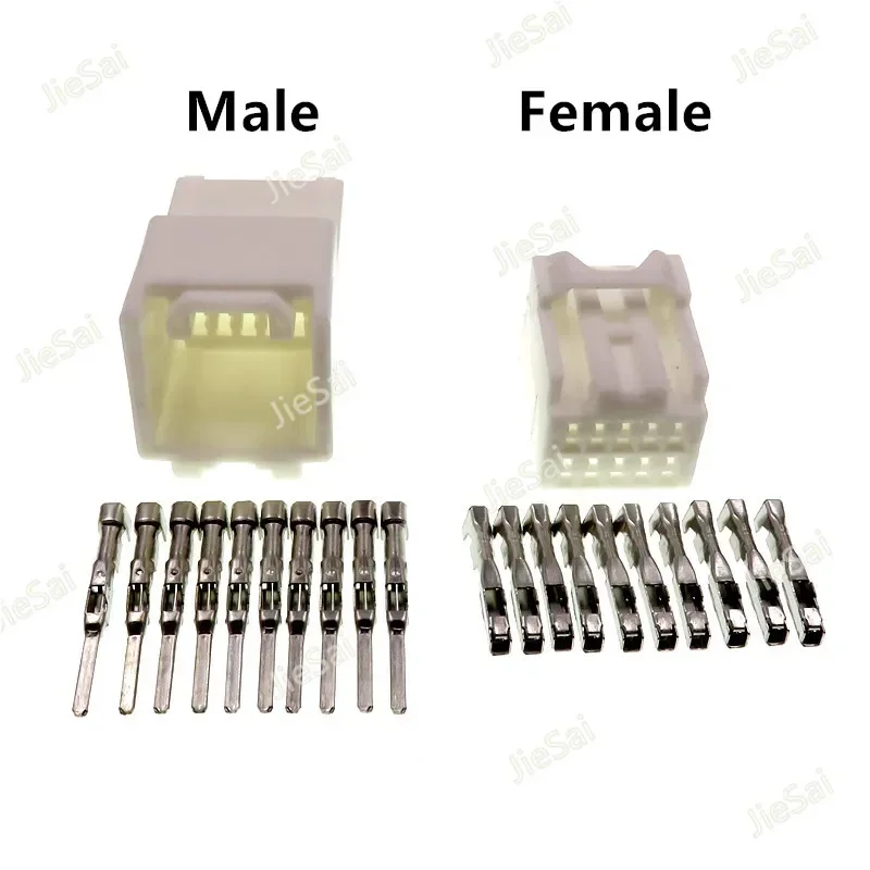 10 Pin 7283-5831 Automotive Anti Glare Rear View Mirror Wire Socket Female Male Auto Connector For Toyota