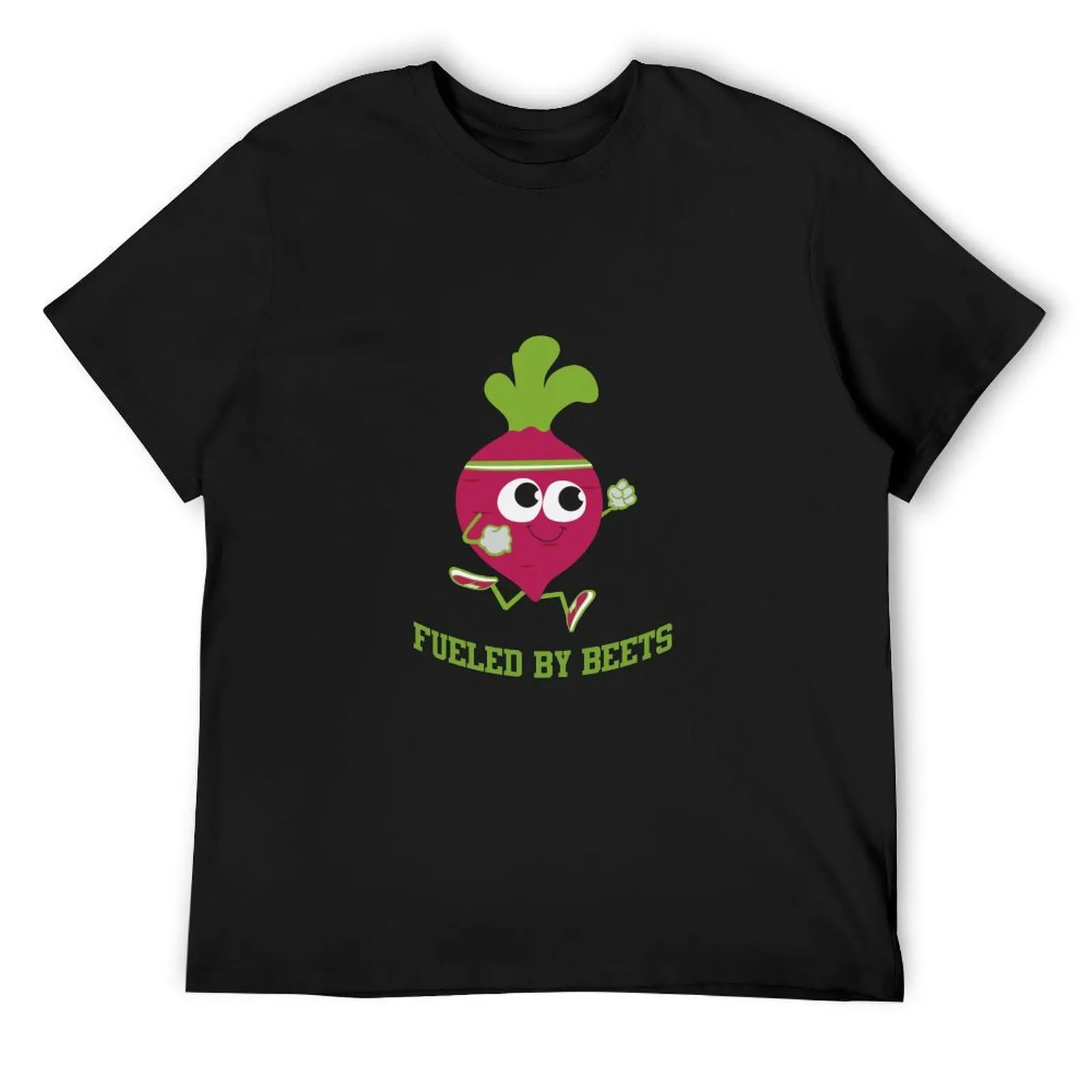 Fueled by Beets Running Beet T-Shirt heavyweights quick drying blacks mens workout shirts