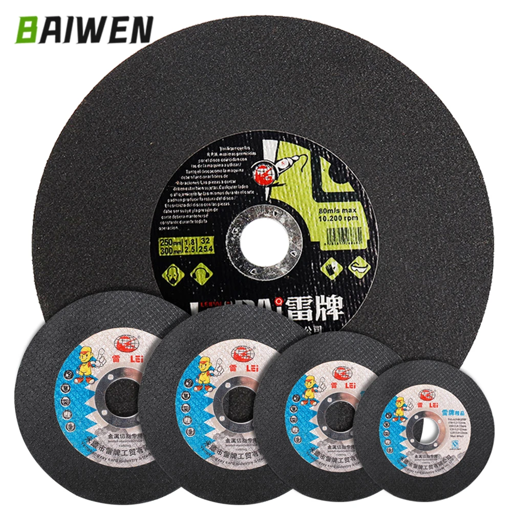 75/115/125/150/180mm Cut Off Wheel Metal Cutting Disc Fiber For Metalworking Circular Saw Blades Thicknes 1.2/1.6/3mm