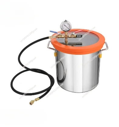 

Stainless Steel Vacuum Pump Defoaming Bucket AB Glue Epoxy Resin Silicone Gypsum Vacuum Degassing Chamber Defoaming Bar